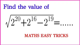 United States Math Olympiad | Square root simplification | #exponentialproblem #exponents #satexam