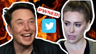 Elon Musk PWNED Idiot Alyssa Milano After Her Stupid Tweet😂