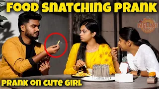 Food Snatching Prank on Cute Girl😍 @Nellai360