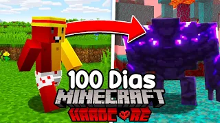 Sobrevivi 100 DIAS como MORPH HARDCORE no minecraft…