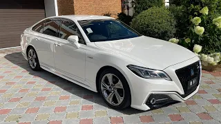 Toyota Crown RS ADVANCE 2018 года  с оценкой 5А и пробегом 30.000 из ЯПОНИИ! ОБЗОР АВТО