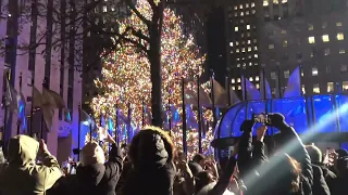 Rockefeller Center Christmas Tree Lighting 2022