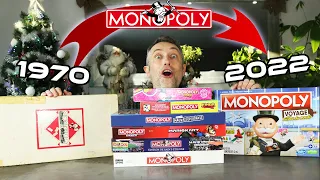 MONOPOLY : De la plus VIEILLE à la plus RÉCENTE des EDITONS ! Un voyage autour du monde !