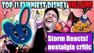 Best Villains of all time!! Storm Reacts: Nostalgia Critic: Top 11 Funniest Disney Villains