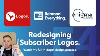 Subscriber Logo Redesign E4 • Logo Design Process