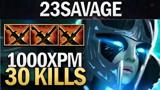 FNATIC.23SAVAGE PHANTOM ASSASSIN WITH EPIC 30 KILLS - DOTA 2 GAMEPLAY