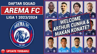 Daftar Skuad Pemain Baru Arema FC Liga 1 2023