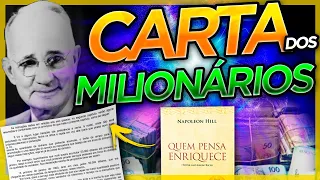 Como fazer a CARTA de Napoleon Hill que CRIA MILIONÁRIOS até hoje! Passo a Passo Completo