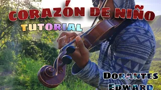 corazón de niño tutorial con partitura