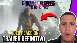 ¡BRUTAL!😱REACCIONO al TRAILER DEFINITIVO de GODZILLA x KONG: EL NUEVO IMPERIO | VIDEO REACCIÓN