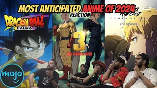 Top 10 Most Anticipated Anime Of 2024 - Reaction | TMC