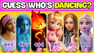 Guess Who Is Dancing? Who DANCES Better?Elemental,The Little Mermaid 2023, Wednesday,Skibidi, Sing 2