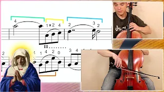 JS Bach + Gounod AVE MARIA Cello Lesson