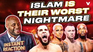 Islam Makhachev WILL fight for double-champ status | Daniel Cormier Instant Reaction