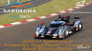 Gran Turismo 7 - Circuit Experience - Sardegna Road Track Layout A Gold Medal Guide