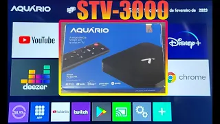 TV Box Aquário STV-3000 Amlogic S905W (Série Abre Treco)