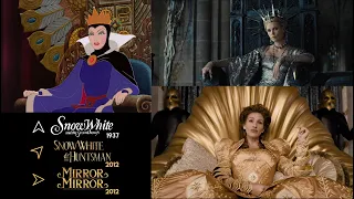 Snow White (1937/2012)/Mirror Mirror (2012) side-by-side comparison