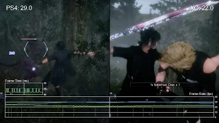 Final Fantasy 15 Demo PS4 vs Xbox One Gameplay Frame-Rate Test