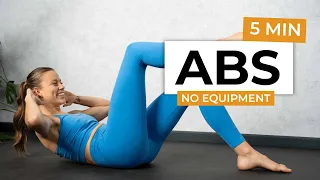 5 MIN AB WORKOUT - Pilates Finisher (No Equipment)