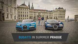 Bugatti in summer Prague