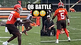 Tyler Huntley vs Jameis Winston BATTLE OUT 7on7 Drills 😳 | Cleveland Browns OTA’s Day 2 Highlights