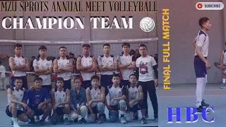 HBC VS PUC (3-1)||MENS GOLD MEDAL MATCH||MZU SPORTS ANNUAL MEET 2021-2022||