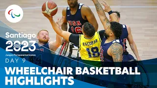 Wheelchair Basketball - Day 9 Highlights - Men's Finals | Santiago 2023 Parapan American Games