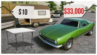 I Turned a $10 Table into a $33,000 Car by Flipping Items in Dealer Simulator