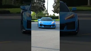 C8 ZO6 ZO7 Package Arriving To A Car Show *PURE SOUND*