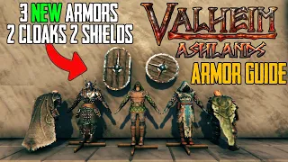 Every NEW Armor, Cloak, & Shield in Valheim Ashlands! Ashlands Armor Guide