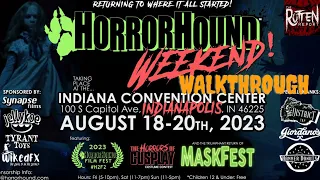 Walkthrough of ​Horrorhound Weekend/Maskfest Indianapolis 2023