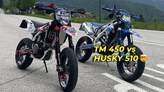 TM 450 SMR vs HUSQVARNA 510 SMR!!🤯