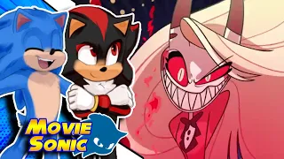 Movie Sonic and Movie Shadow React To HAZBIN HOTEL (PILOT)