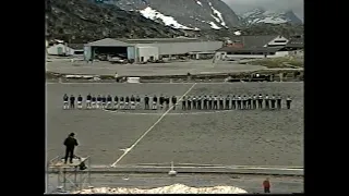 Football. Friendly match. Greenland - Faroe Islands (29.06.1983)