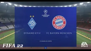 Dynamo Kiev vs Bayern Munich | UEFA Champions Leagues  ⚽️ | FIFA 22 | PS5™ Gameplay in Full HD