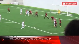 11 aprile 2019 - S. S. C. Bari: rientra Simeri, ancora differenziato per Brienza