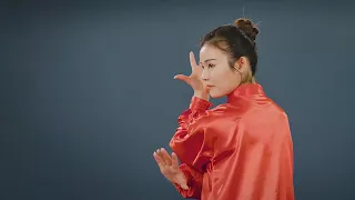 Baguazhang form for competitive wushu taolu