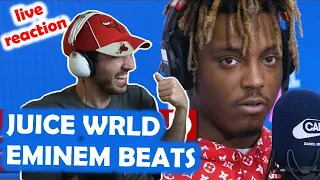 Juice WRLD FIRE Freestyle Over EMINEM Beats For Over An HOUR - LIVE REACTION