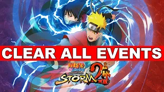 Naruto Shippuden: Ultimate Ninja Storm 2 - Clear All Events Walkthrough No Commentary Gameplay (PC)