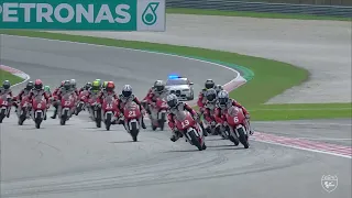 🏍️ Highlights Race 1 | Round 5 Malaysia 🇲🇾 | 2022 Idemitsu Asia Talent Cup