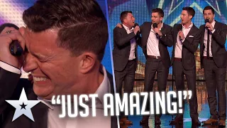Dad forms a PHENOMENAL quartet with his SONS! I Audition I BGT Series 9