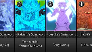 Top Strongest Susanoo in Naruto/Boruto