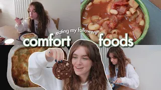 i ate my followers' comfort foods for a day