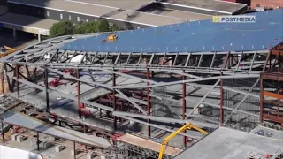 A trip inside Rogers Place construction