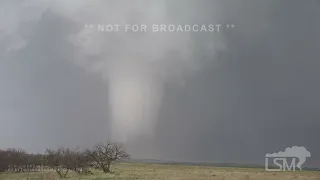 05-23-2024 Eldorado, Oklahoma - Close Range Tornado