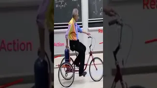 prof Walter lewin explained Newton's third law of motion best demonstration ever