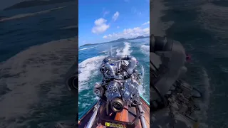 Fast Turbo Boat Engine