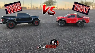 #traxxas Raptor R vs gen 2 Raptor ( episode 3 of This vs That)