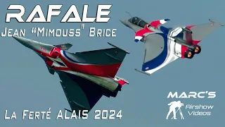 4Kᵁᴴᴰ Meeting de la Ferté Alais 2024 Rafale  Solo Demo  Jean "Mimouss" Brice