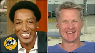 Steve Kerr reminisces with Scottie Pippen about their Bulls playoff runs | The Jump